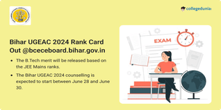 Bihar UGEAC 2024 Rank Card Released @bceceboard.bihar.gov.in, Get Direct Link Here